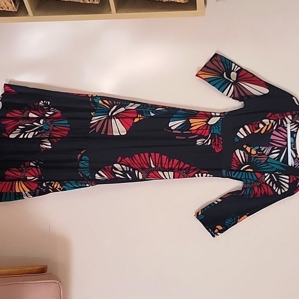Forever 21 Colorful Floral Women's Maxi Dress Size Small - Picture 3 of 9